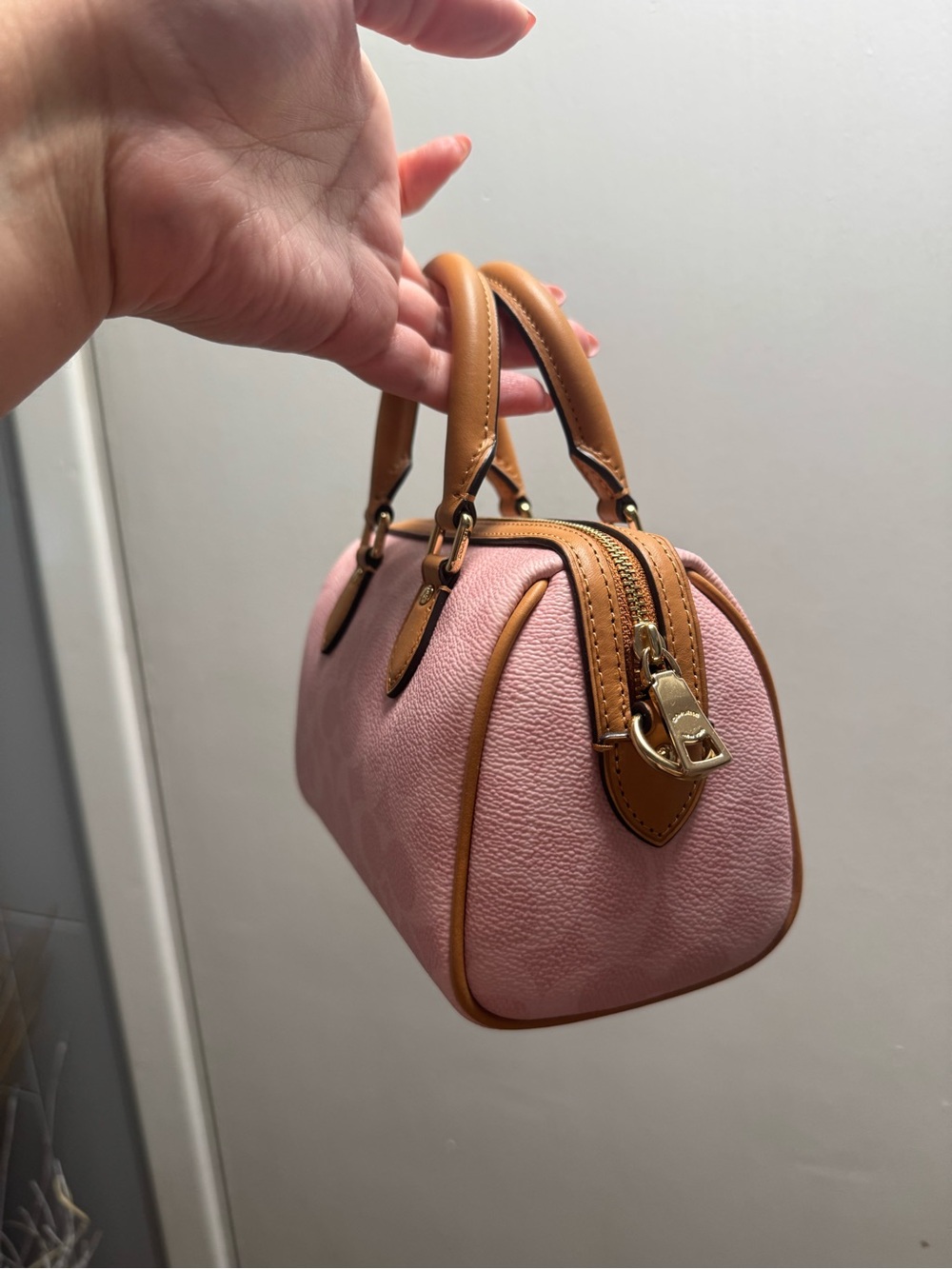 Coach Mini Rowan Powder Pink - Picture 9 of 9